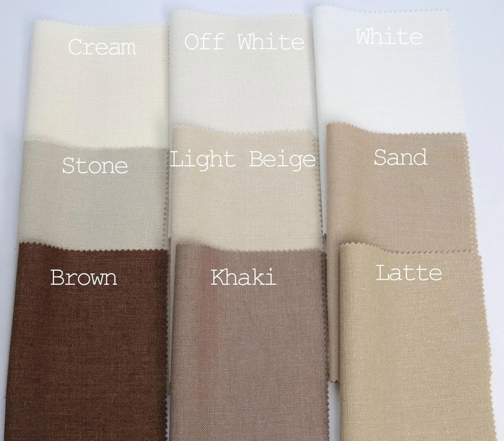 Extra Wide Double Pinch Pleated Faux Linen Curtains, 28 Colors, Custom Size Drapery panels for living room, for bedroom, for rod and track